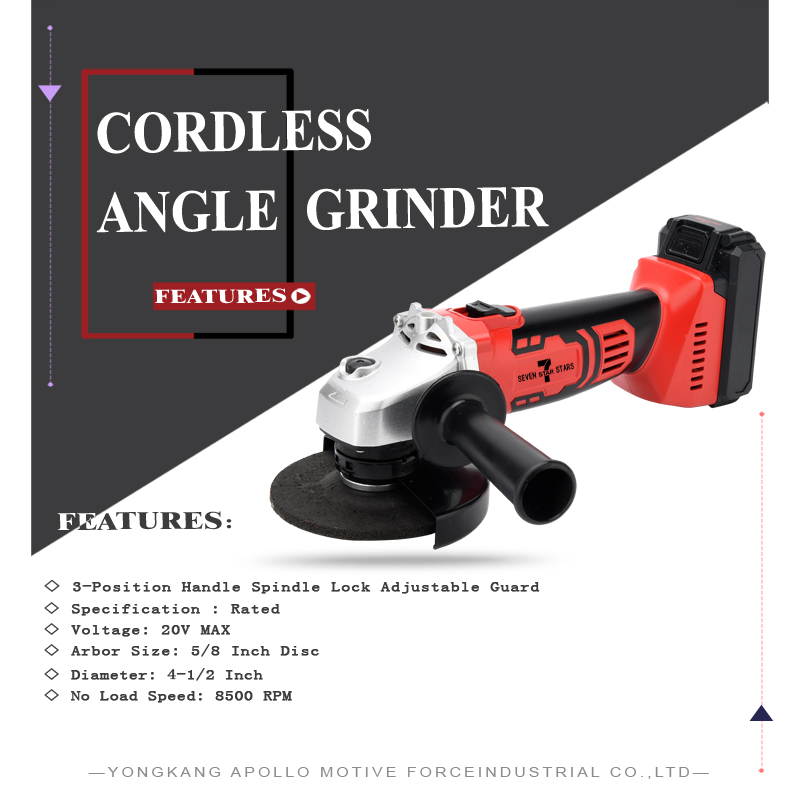 CORDLESS ANGLE GRINDER